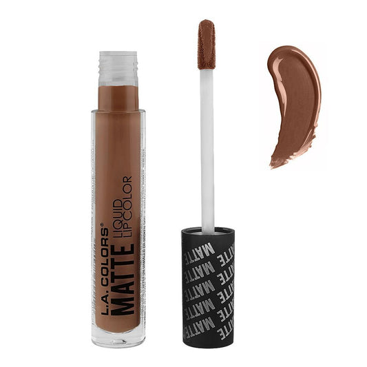 L.A. Colors Matte Lip Color Liquid Lipstick, 4g, CLG402 Suede - Front View
