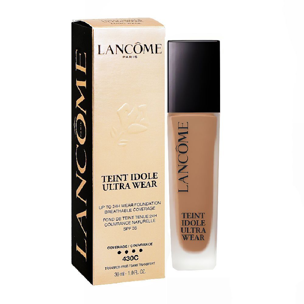 Lancome Teint Idole Ultra Wear Liquid Foundation, Transfer-Free, SPF35, 30ml, 430C 055 Beige Ideal - Front View