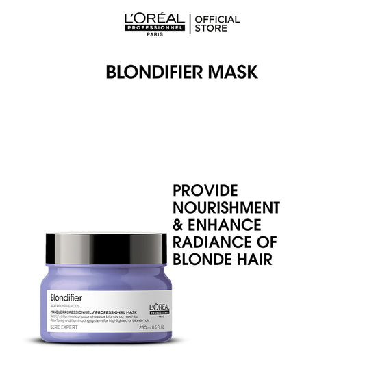 L'Oreal Professional - Serie Expert Blondifier Mask 250 ML - For Highlighted & Bleached Hair - Front View