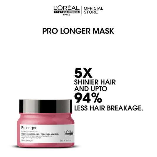 L'Oreal Professional - Serie Expert Pro Longer Mask 250 ML - For Length Renewal - Front View
