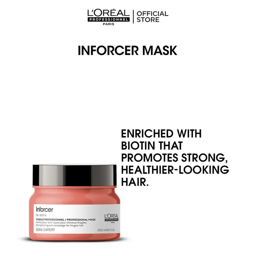 L'Oreal Professional - Serie Expert Inforcer Mask 250 ML - For Weak & Brittle Hair - Front View
