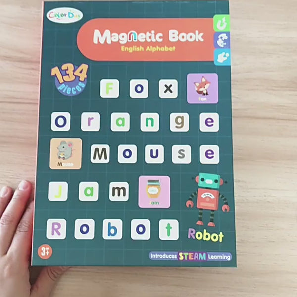 English Alphabet Magnetic Puzzle Book
