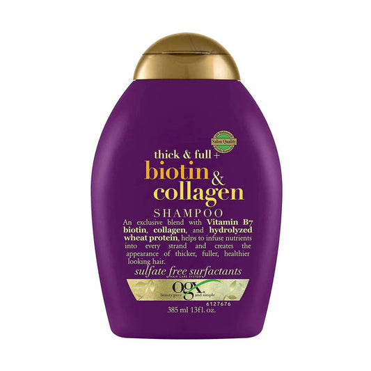 OGX Shampoo Thick & Full Biotin & Collagen 385Ml - Front View