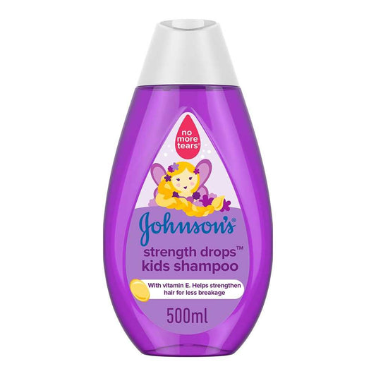 Johnson's Strength Drops Kids Shampoo, 500ml - Front View