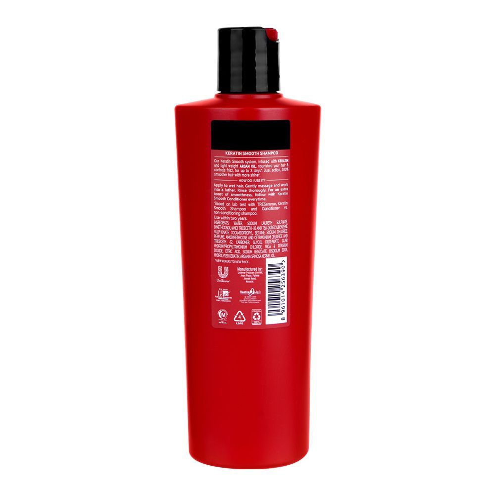 Tresemme Keratin Smooth With Keratin And Argan Oil, Pro Collection Shampoo, 370ml