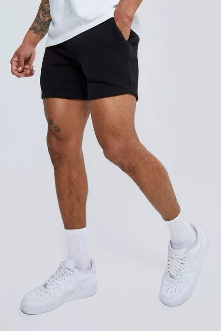 Workout Shorts With Black Jersey Shorts Mens Buy Basic Slim Fit