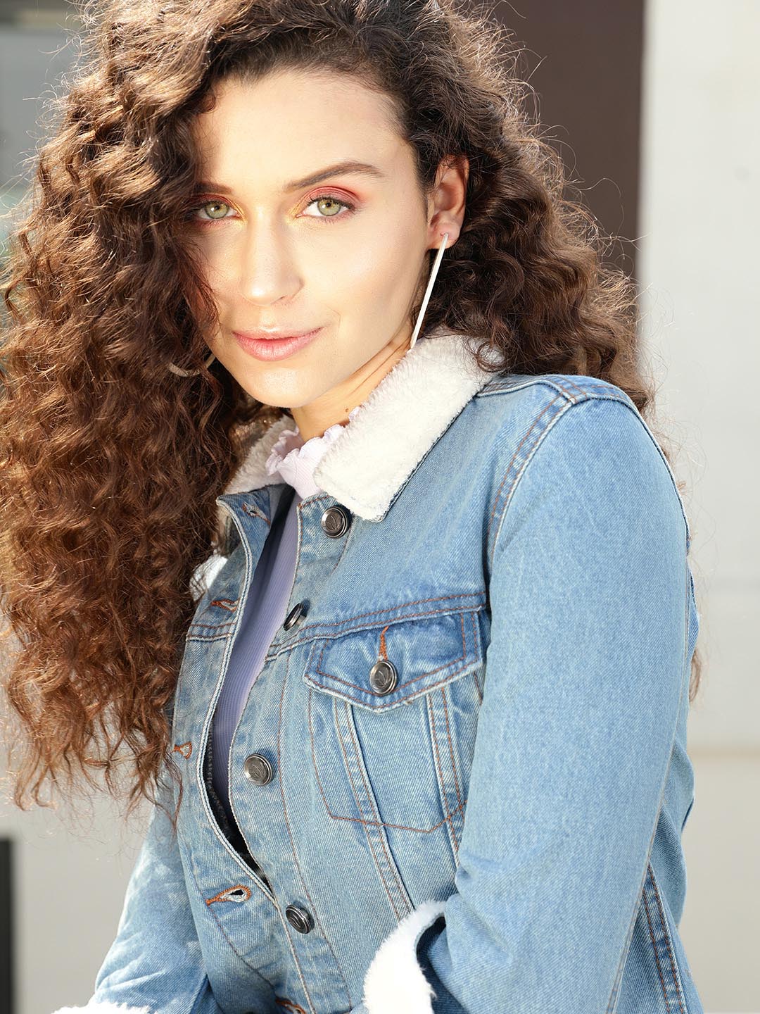 Buy Premium Fur Women's Blue Denim Jacket Online in Pakistan – Ace