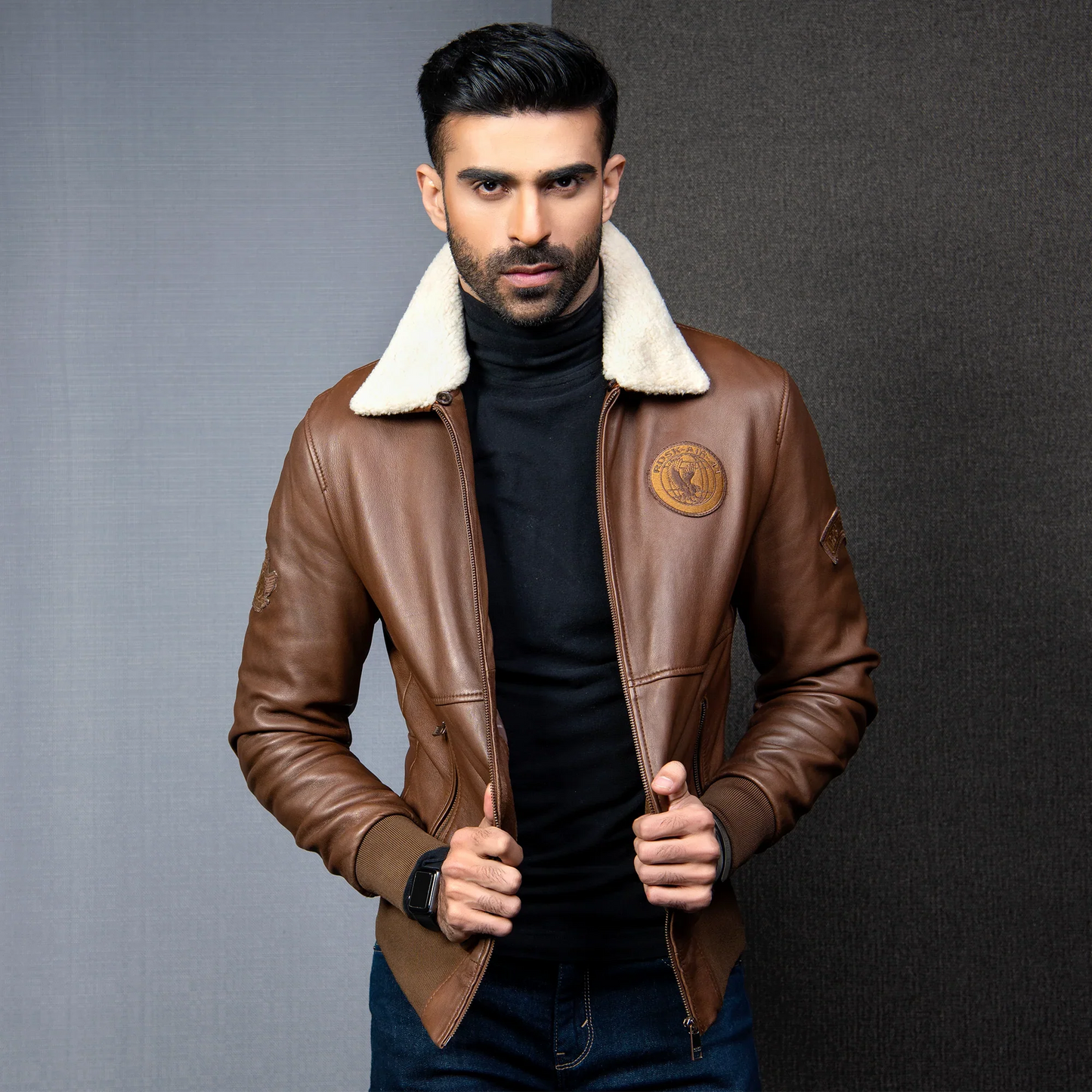 Aviator Men's Leather Jacket - Special Edition