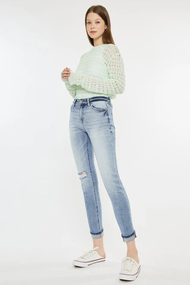 Remio High Rise Mom Jeans