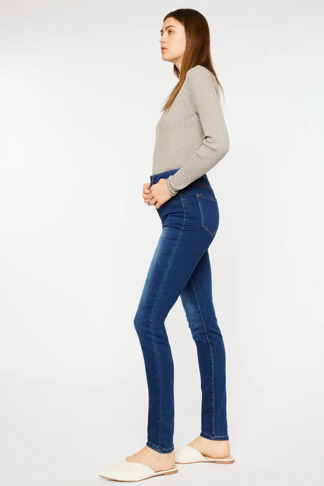 Vanessa High Rise Super Skinny Dark Wash Jeans