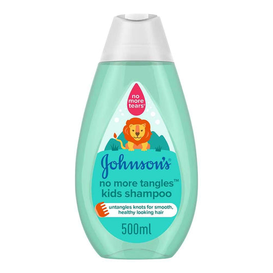 Johnson's No More Tangles Kids Shampoo, 500ml - Front View