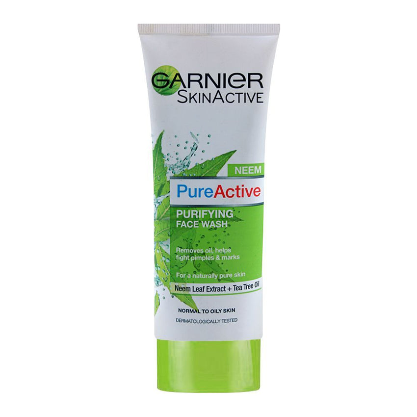Garnier Pure Active Face Wash - 100Ml -  Front View