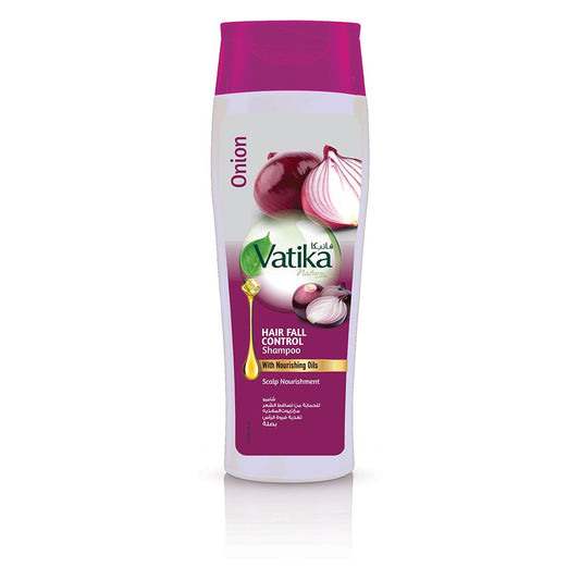 Dabur Vatika Onion Nourishing Oil Hair Fall Control Shampoo, 360ml - Front View