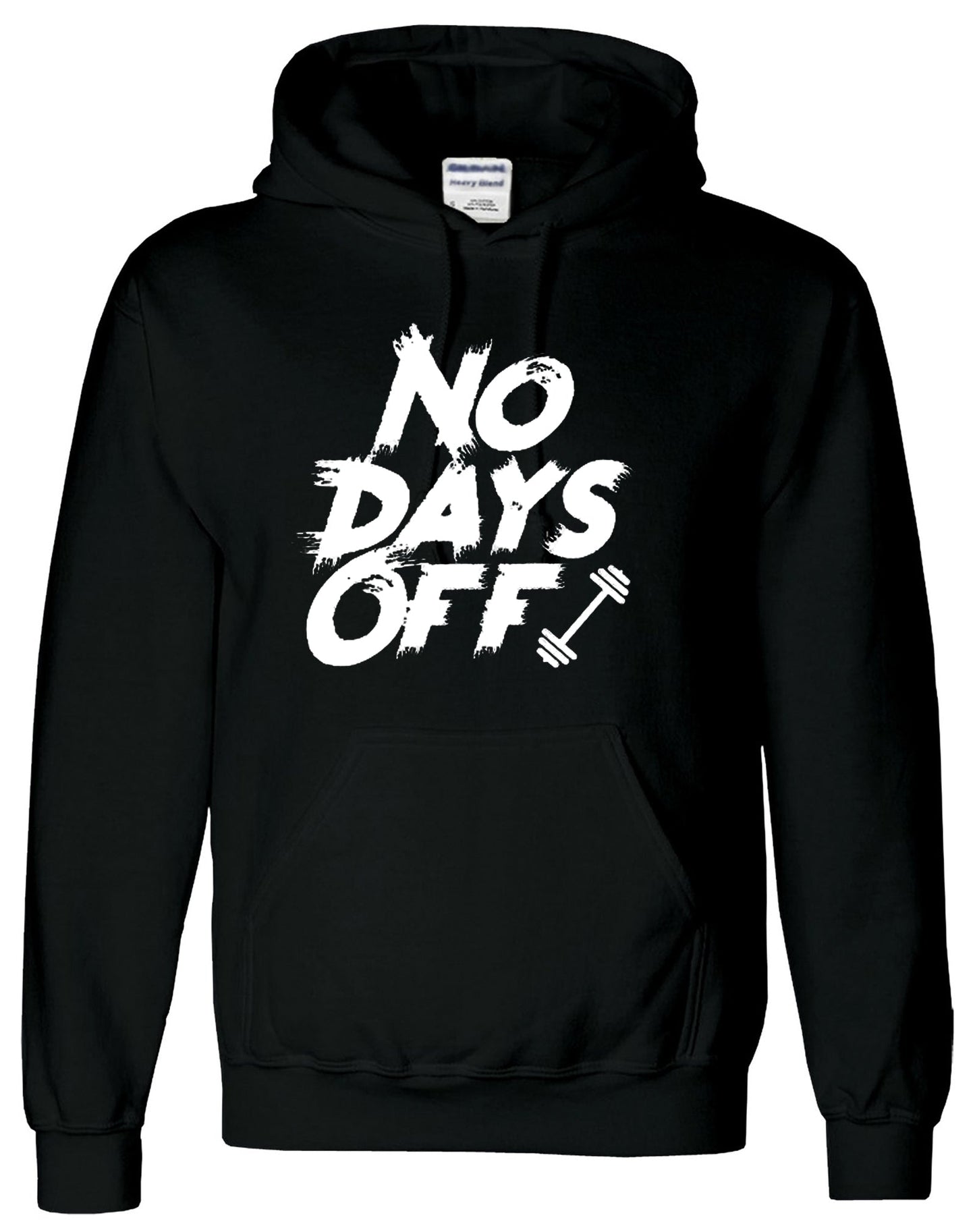 Black Hoody No Days off Gym  Hoody For Mens Fit Hoodie Mens