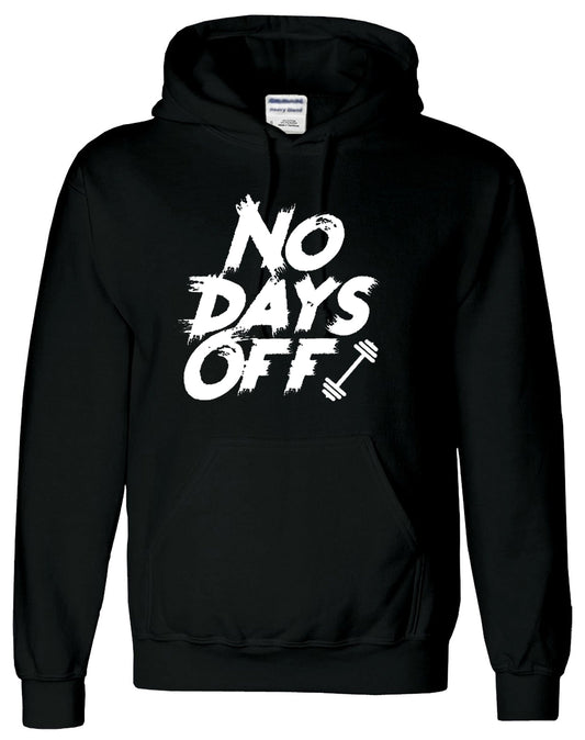 Black Hoody No Days off Gym  Hoody For Mens Fit Hoodie Mens