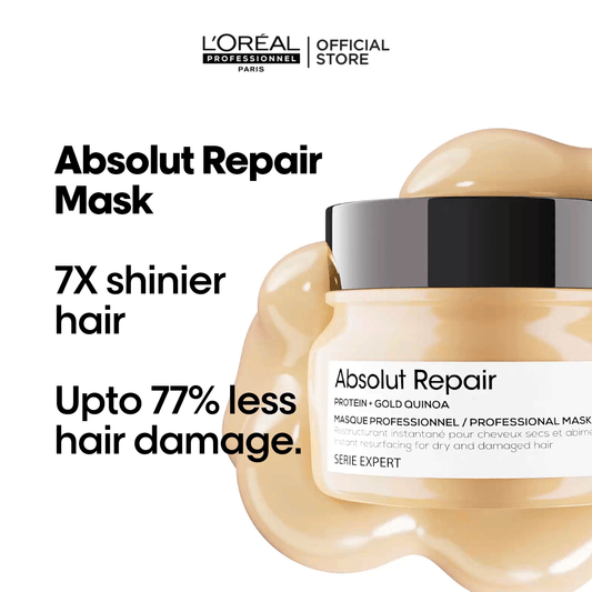 L'Oreal Professional - Serie Expert Absolute Repair Mask 250 ML - For Dry & Damaged Hair - Front View