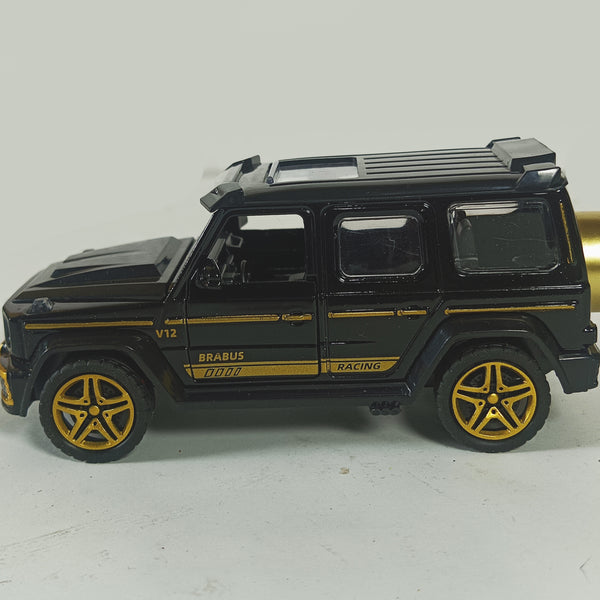 Diecast Metal Black Jeep Route 66 Model Car
