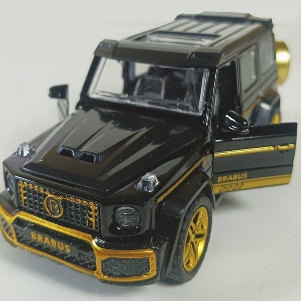 Diecast Metal Black Jeep Route 66 Model Car