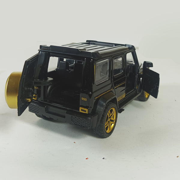 Diecast Metal Black Jeep Route 66 Model Car