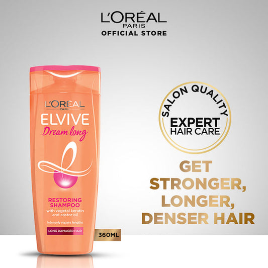L'Oreal Paris Elvive Dream Long Shampoo 360 Ml - For Longer & Stronger Hair - Front View