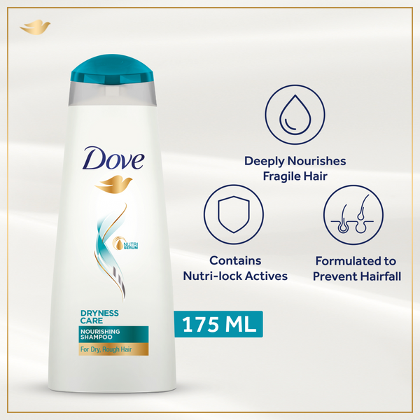 Dove Shampoo Dryness Care - 175Ml - Front View