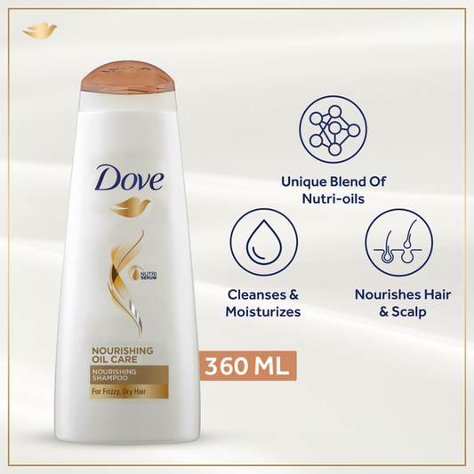 Dove Shampoo Nourishing Oil Care - 360Ml - Front View