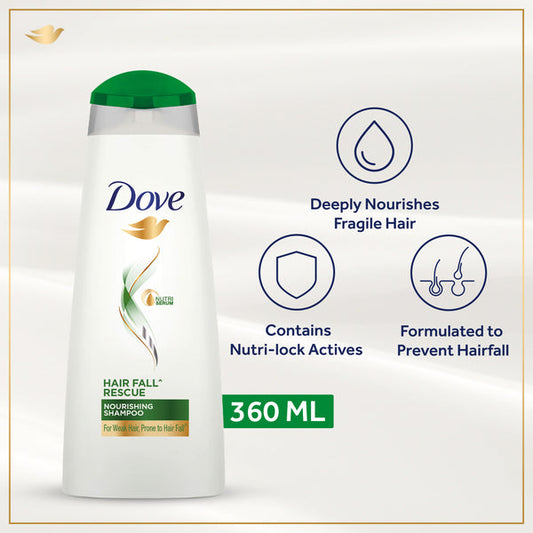 Dove Shampoo Hairfall Rescue - 360Ml - Front View