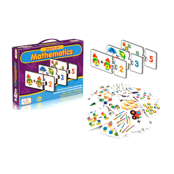 Mathematics Puzzle Set for Preschool Kids