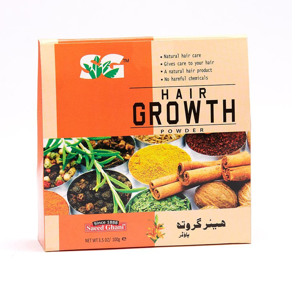 Saeed Ghani - Hair Growth Powder 100Gm - Front View