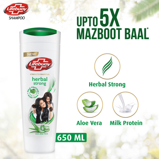 Lifebuoy Shampoo Herbal - 660Ml - Front View