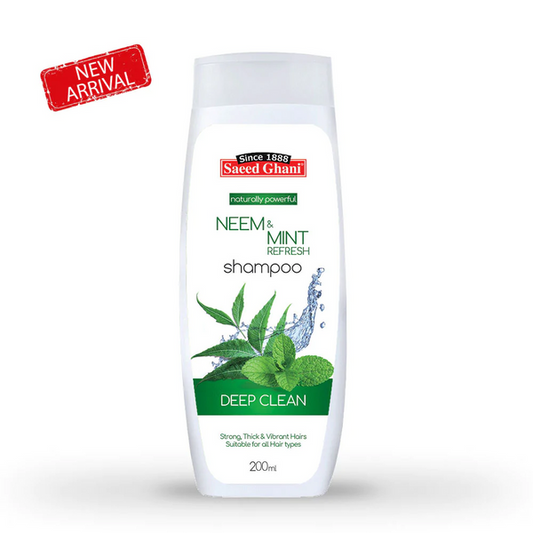 Saeed Ghani - Neem & Mint Shampoo 200Ml - Front View