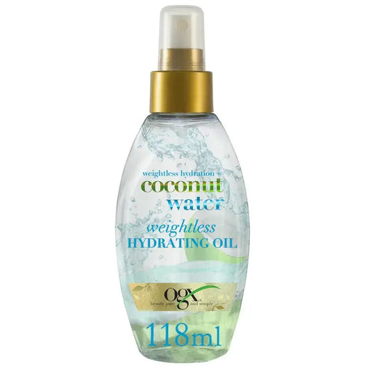 OGX Oil Coconut Water Weightless Hydration Oil 4Oz/118Ml (Usa) - Front View