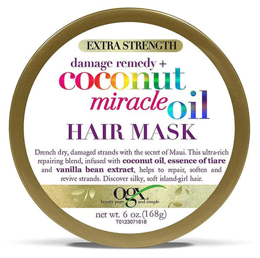 OGX Damage Remedy+Coconut Miracle Oil Hair Mask 6Oz/168G (Usa) - Front View