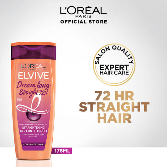 L'Oreal Paris Dream Long Straight 72H Shampoo 175Ml - Front View