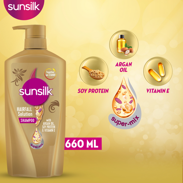 Sunsilk Hairfall Solution Shampoo 660ml - Front View