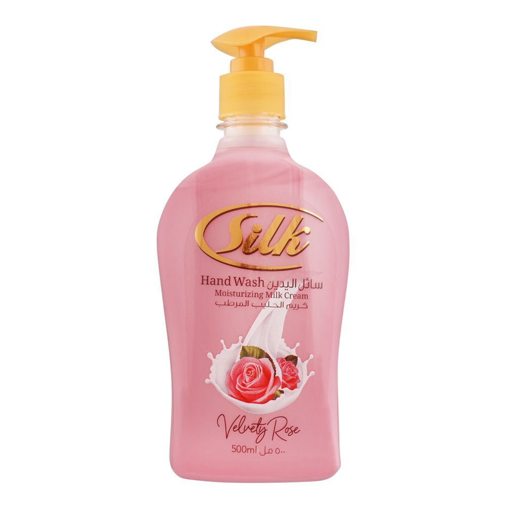 Silk Cherry Blossom Natural Moisturizers Hand Wash, 500ml - Front View