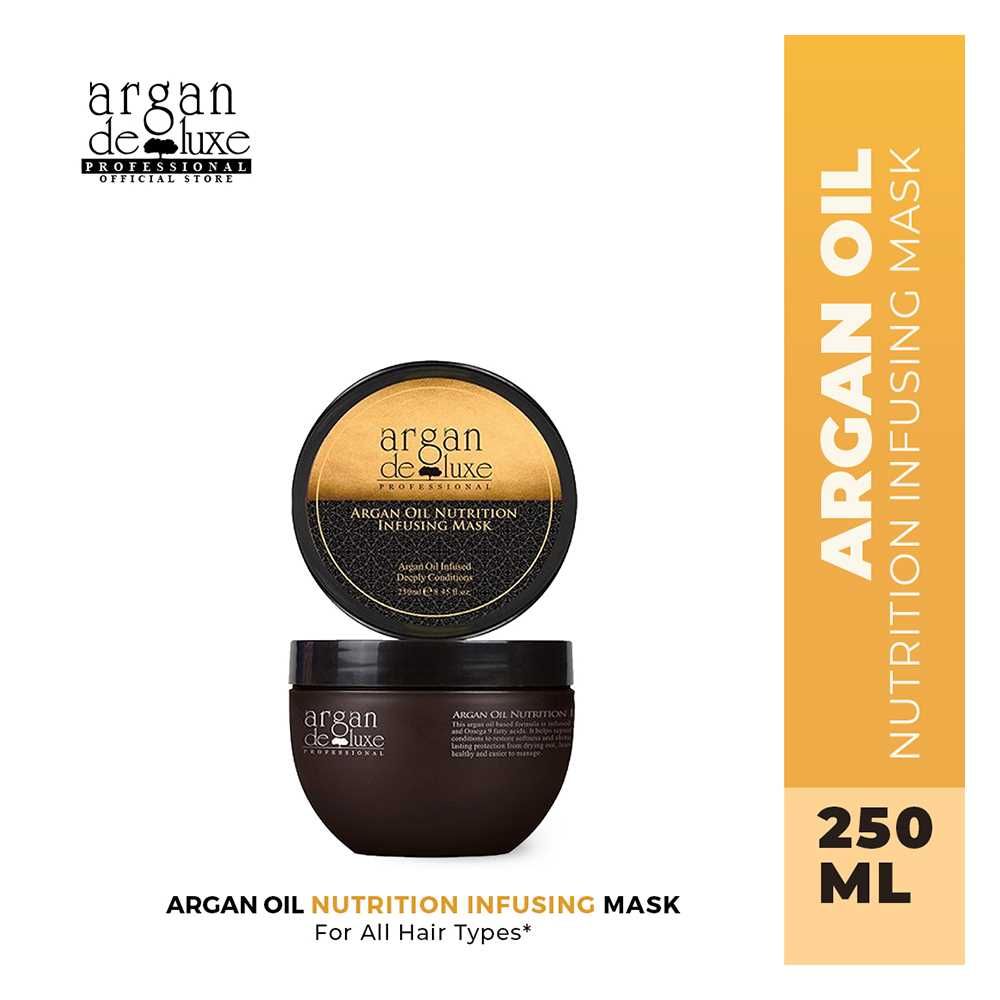 Argan De Luxe Argan Oil Nutrition Infusing Mask, 250ml - Front View