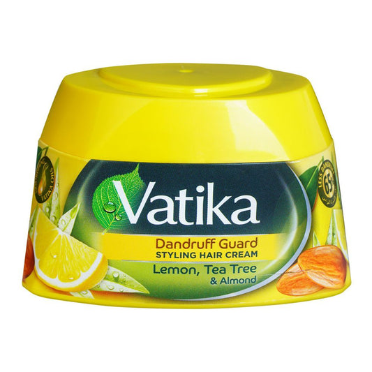 Dabur Vatika Moroccan Argan Soft & Silky Styling Hair Cream, For Dull/Dry & Unmanagable Hair, 140ml - Front View