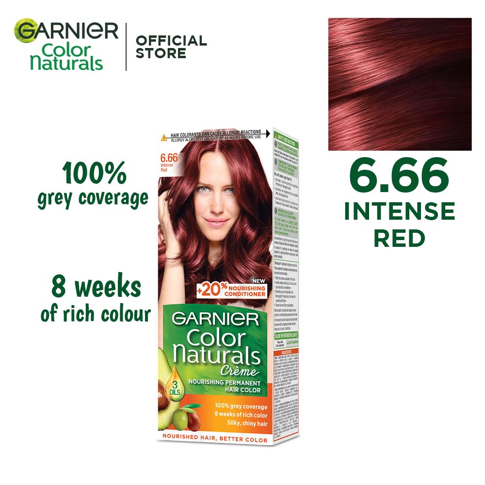 Garnier Color Natural Hair Color 6.66 -  Front View