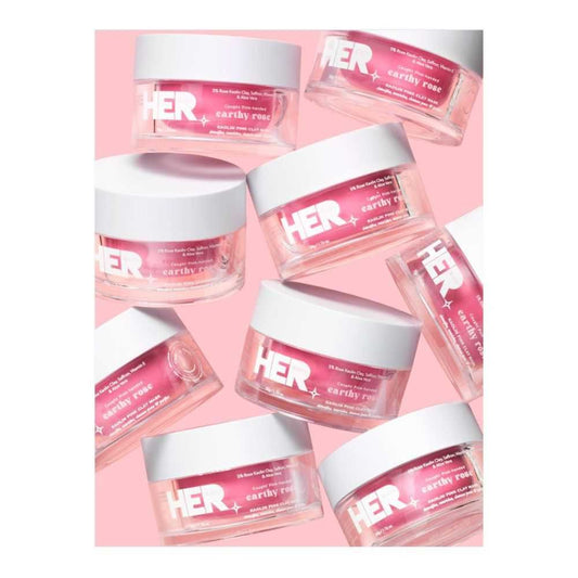 Her Beauty Earthy Rose Kaolin Pink Clay Mask, 50ml - Front View
