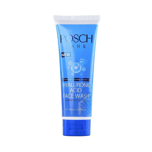 Posch Care Hyaluronic Acid Face Wash, 100ml - Front View