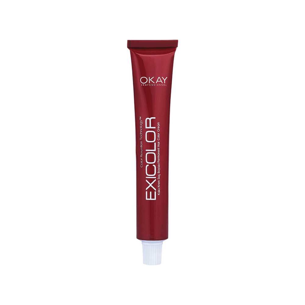 Okay Exicolor Permanent Hair Color, 60ml, No. 6 Dark Blonde -  Front View