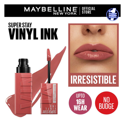 Maybelline New York Superstay Vinyl Ink Longwear Liquid Lipstick, 62 Irresistible - Front View