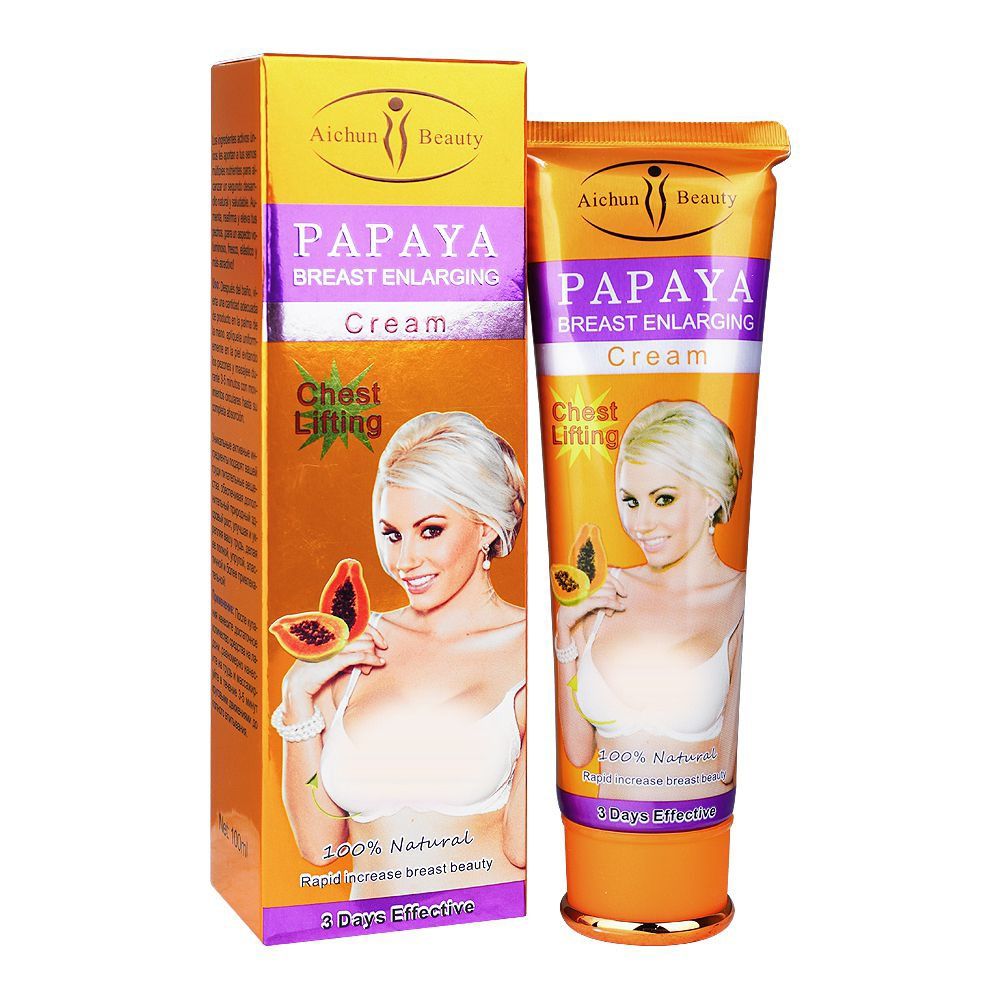 Aichun Beauty Papaya Breast Enlarging Cream, 100ml -  Front View