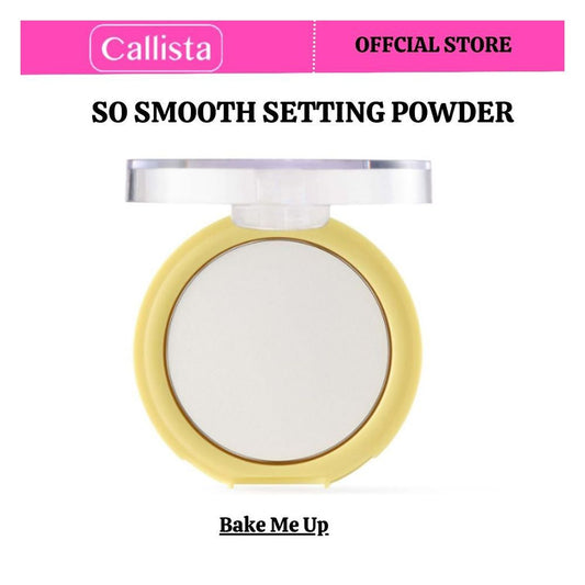 Callista So Smooth Setting Powder, Vegan, Vitamin E & Cruelty Free, 10g, 01 Bake Me Up - Front View