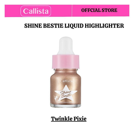 Callista Shine Bestie Liquid Highlighter, For All Skin Types, Cruelty free, 03 Twinkle Pixie - Front View