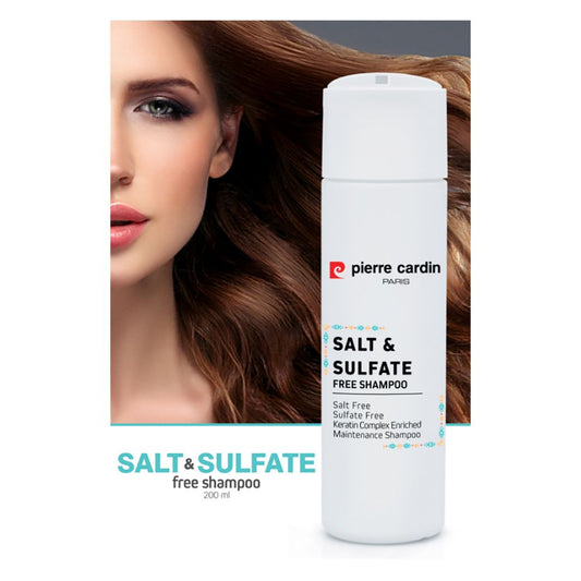 Pierre Cardin Paris Shampoo With Keratin, Salt & Sulfate Free Shampoo - Front View