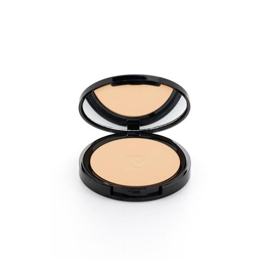 Pierre Cardin Paris Porcelain Edition Compact Powder, Perfect For Oily T Zone Or Complexion, Neutral Honey 360 - Front View