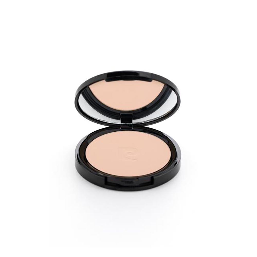 Pierre Cardin Paris Porcelain Edition Compact Powder, Perfect For Oily T Zone Or Complexion, Golden Sand 160 - Front View