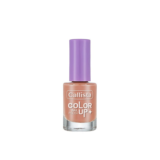 Callista Color Up Nail Polish, Vegan, 9ml, 186 Nuder Than Nude - Front View